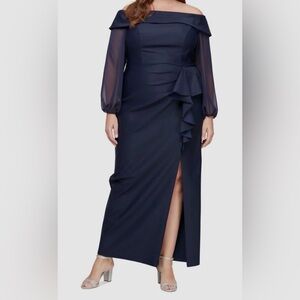 Alex Evenings Midnight Blue Dress